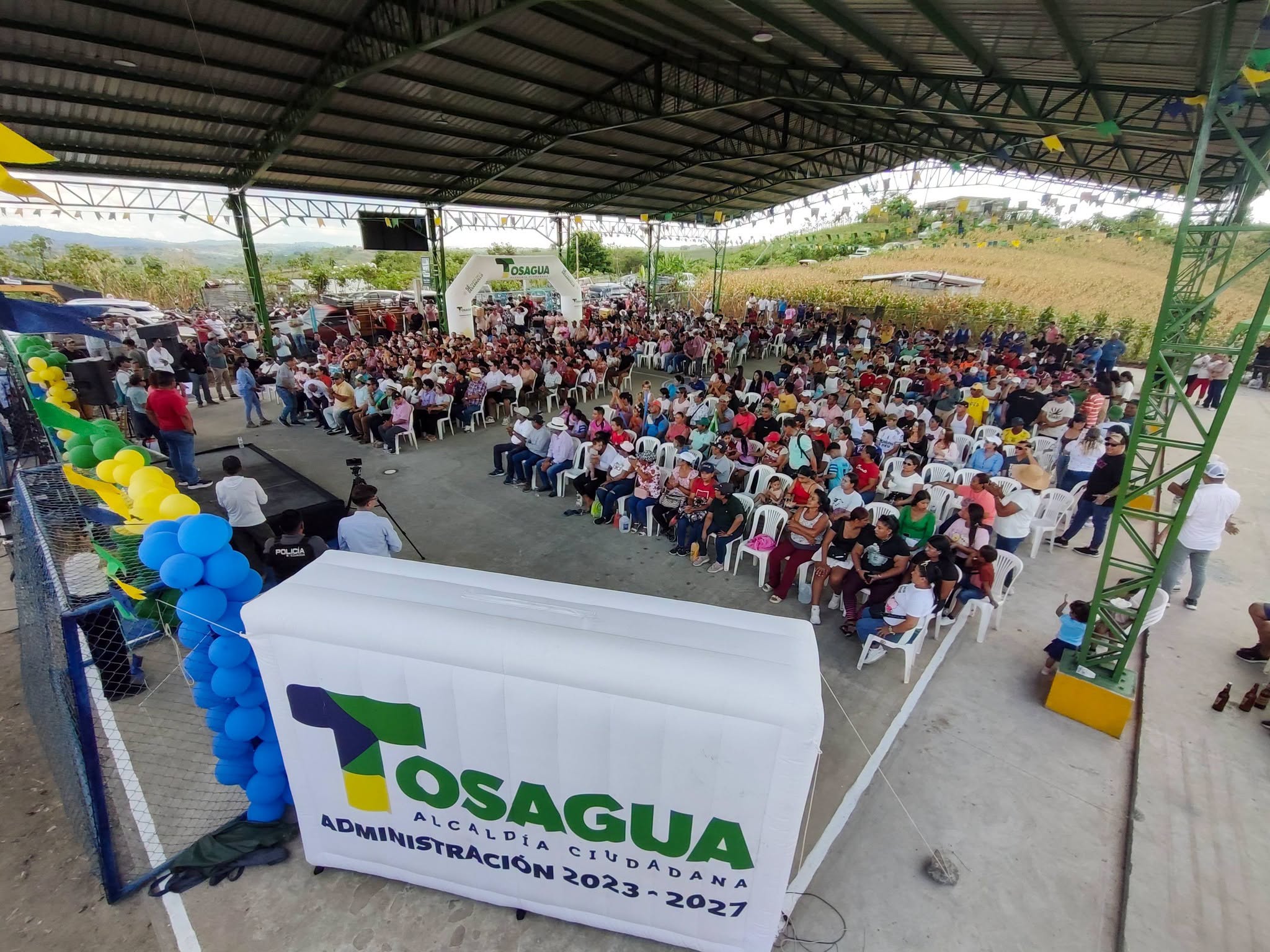 GAD Tosagua inaugura cubierta N.° 3 en la comunidad San Antonio