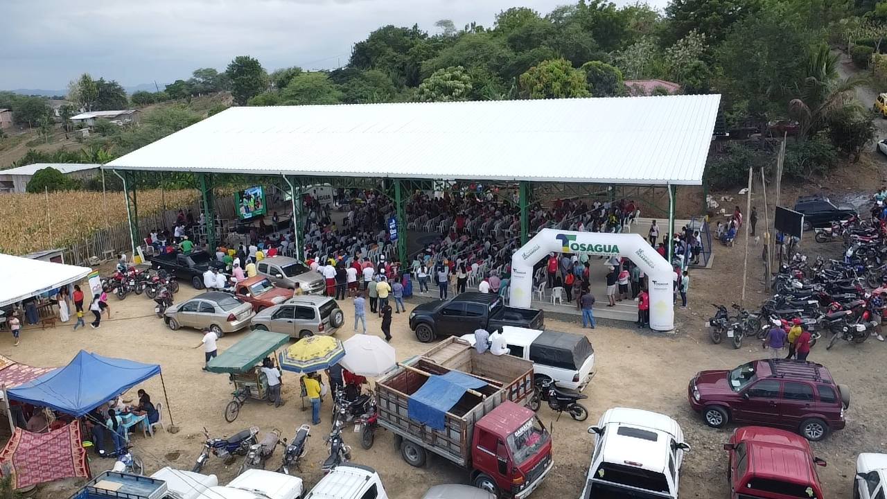 GAD Tosagua inaugura la Cubierta N.° 4 en Matapalo Adentro, beneficiando a 168 familias