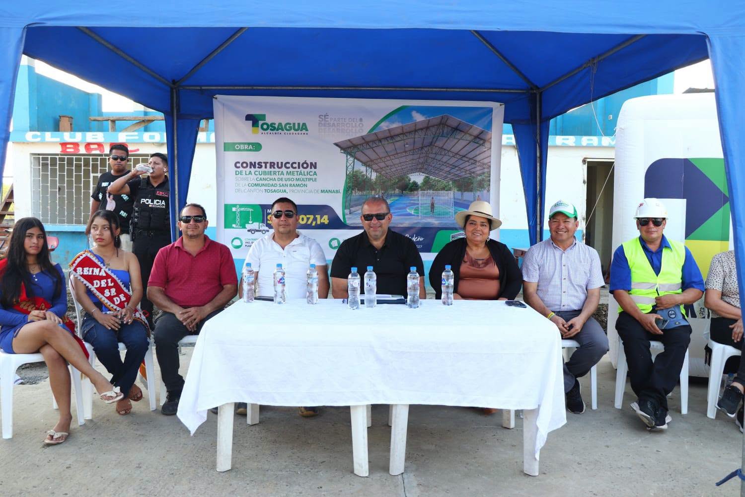 San Ramón da inicio a la construcción de una nueva cubierta comunitaria